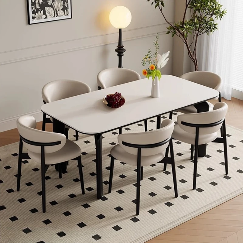 

Nordic Rectangle Dining Table Living Modern Kitchen Design Dining Table Minimalist Space Savers Muebles De Cocina Furniture