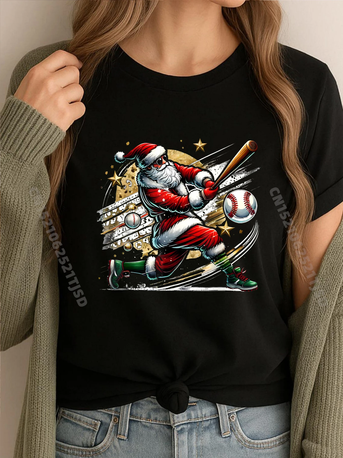 

Бейсболист Рождество Santa Batter Hitter Homerun Ball Розовые футболки с рисунком Camiseta Masculina Негабаритный национальный флаг на день