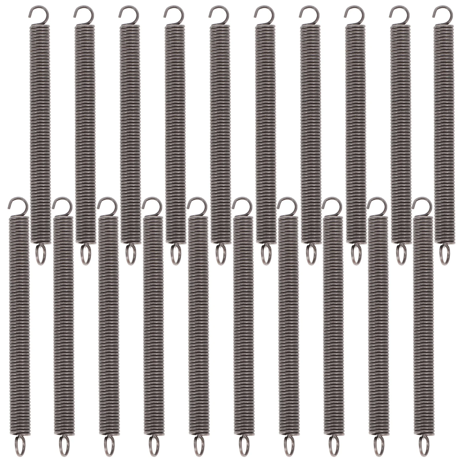 

20pcs Large Steel Door Fence Gate Latch Mechanical Replacement Kit Hooks Tension Stainless Steel Springs For Air Conditioner