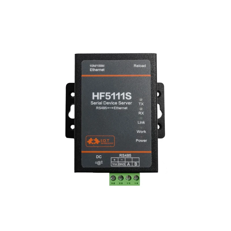 Serveur de port série industriel, convertisseur de transmission RS485 vers Ethernet, dispositif de serveur nouveau-nés 5111S IOT, prise en charge de Modbus TCP