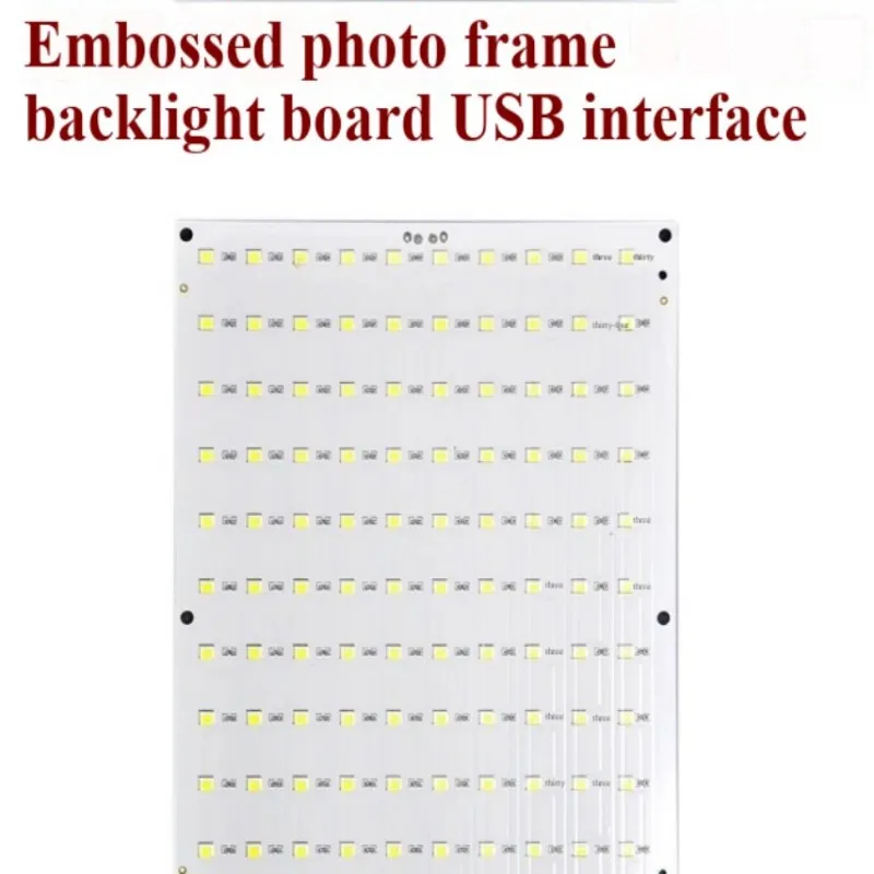 Compatible Tuozhu panneau de rétro-éclairage en relief panneau LED ensemble de accessoires en relief panneau 5V panneau USB panneau 3D