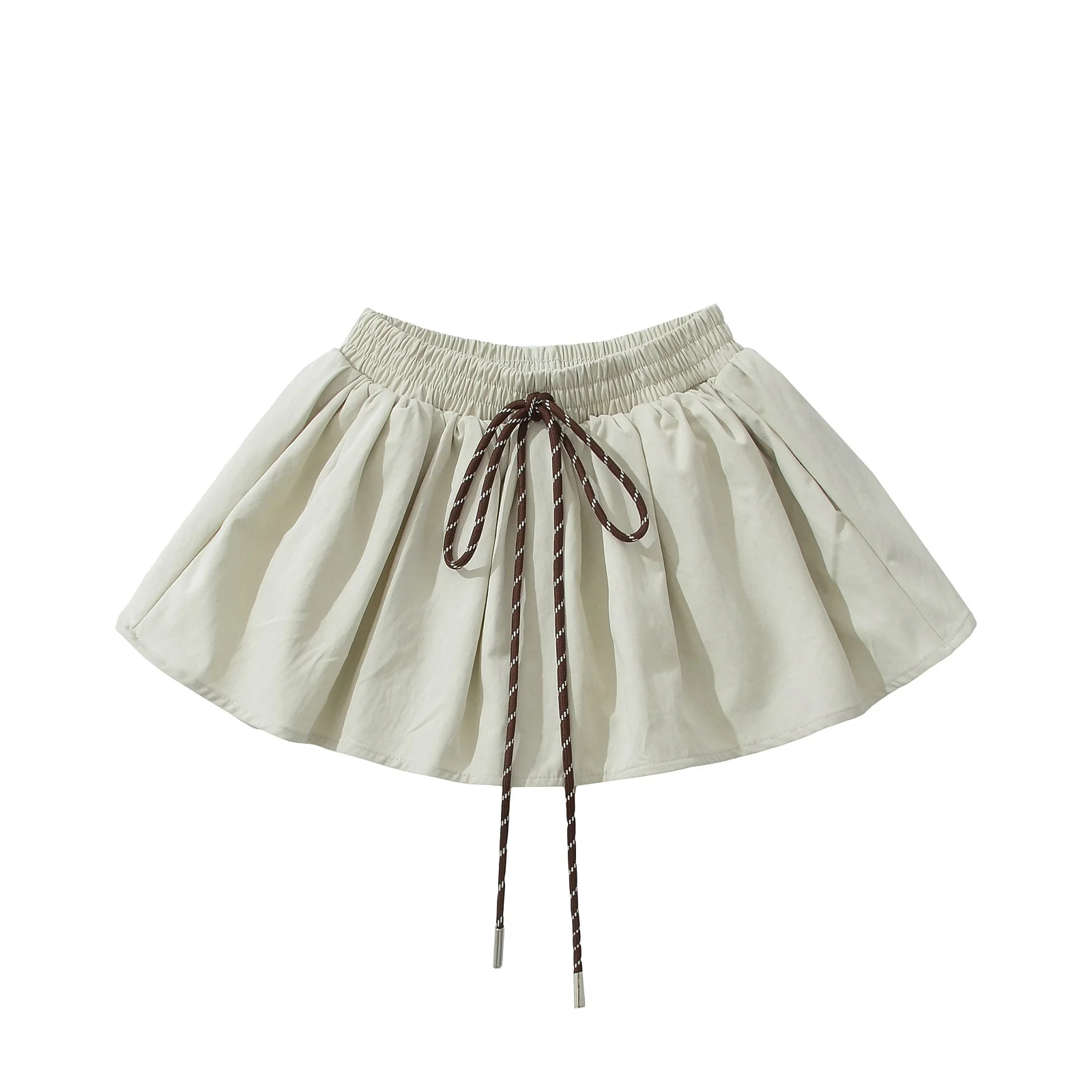 

Американский колледж Sle Утягивающая юбка трапециевидной формы с завязками на талии Анти-легкое бальное платье из смеси хлопка из полиэстера