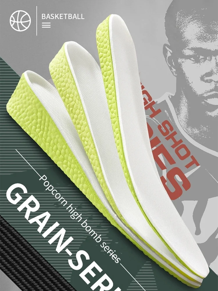 Plantilla de aumento Invisible para hombre y mujer, plantilla de espuma viscoelástica verde, transpirable y cómoda, puede ser plantilla, 1 par