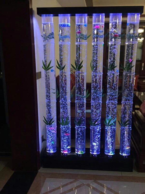 Customization.Custom Large-scale Acrylic Water Bubble Wall Screen Acrylic Water Curtain Fountain