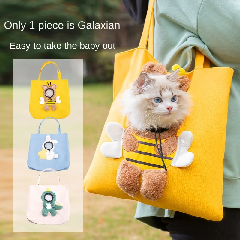 Pet Cat Carrier Bag Carrier For Dogs Backpack Out Double Shoulder Portable Travel Backpack Outdoor Dog Carrier Bag Travel Set