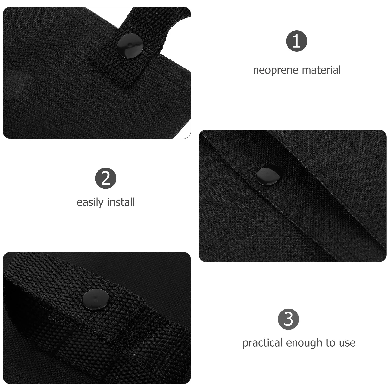

Durable Neoprene Bike Handlebar Bag Large Capacity Front Storage For Electric Scooter Motorcycle Handlebar Mount Organizer Bag