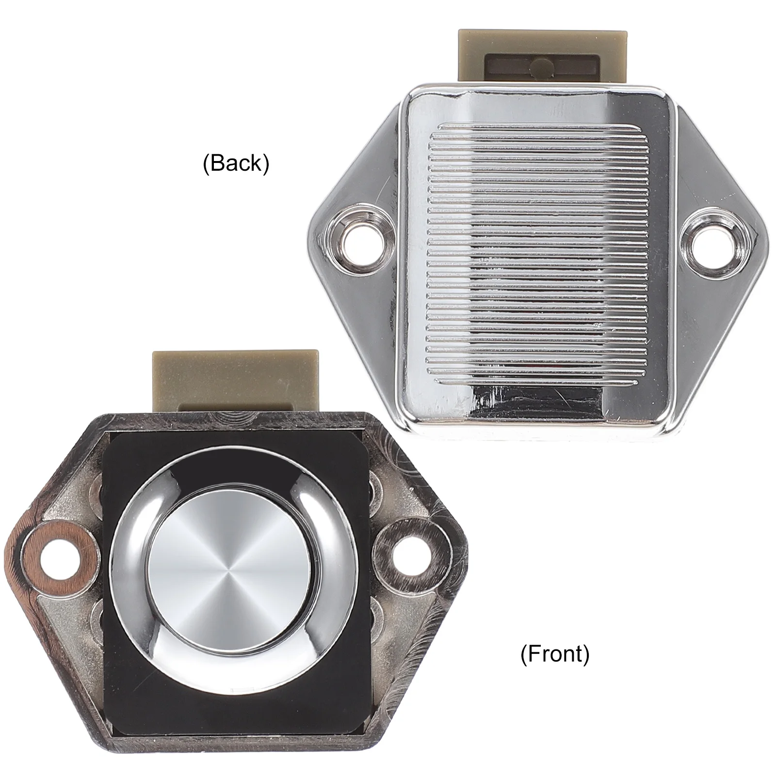 

Keyless Door Cupboard Catch Cabinet Zinc Alloy Durable Rustproof Handle For Yacht Rv Van Furniture Drawer Boat Table Door Push