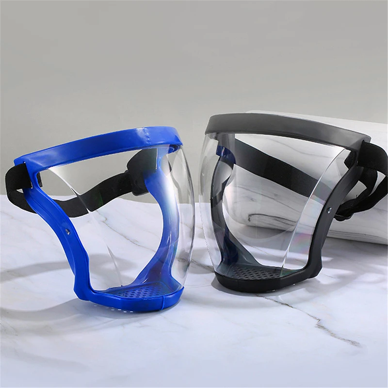 Gesichtsmaske Eyeshield Staub Abdeckung Transparent Moto Radfahren Winddicht Maske Volle Gesicht Staubdicht Anti-wind Schweißen Schutzbrille