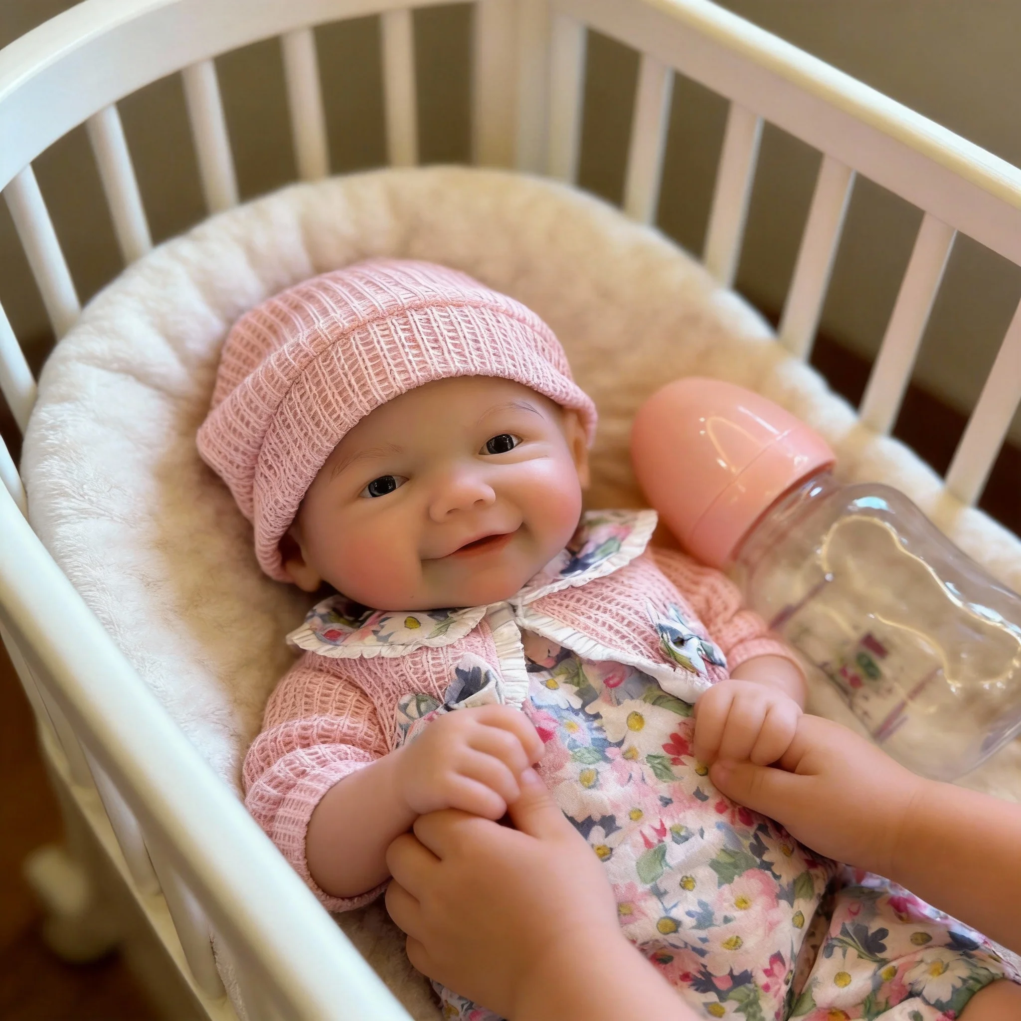 

13-дюймовая кукла-реборн ручной работы из силикона Vivienne, идеальная для подарков на день рождения детям.