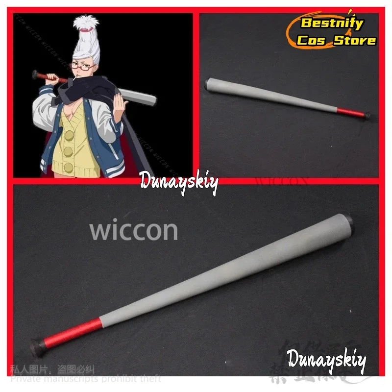 CosplaySeiko Ayase تأثيري أنيمي Dandadan لعب الأدوار البلاستيكية إيفا الدعائم لجميع القديسين عيد الميلاد كوس مضرب بيسبول ملحق الدعائم مخصص