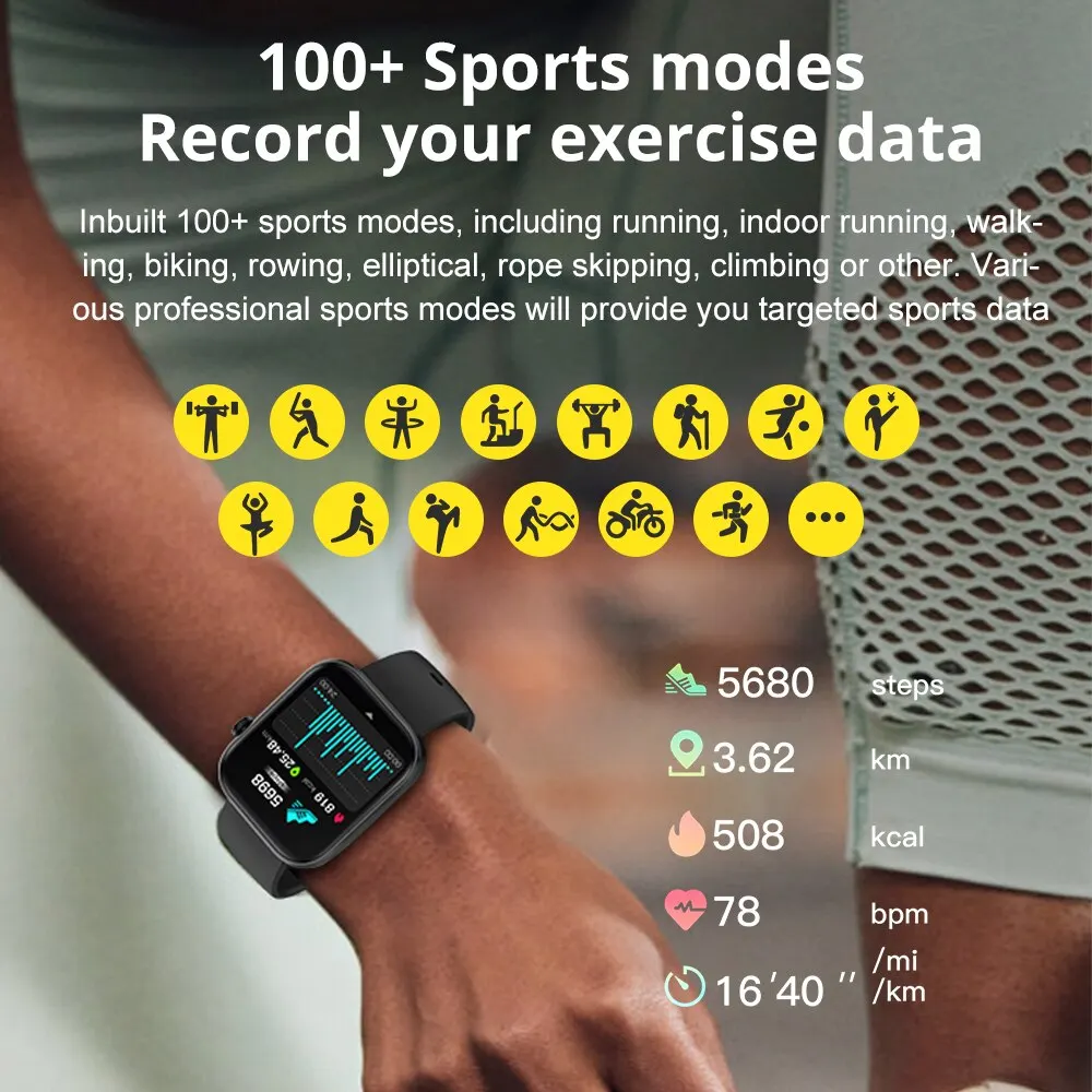 COLMI P71 Voice Calling Smartwatch Men Health Monitoring IP68 Waterproof Smart Notifications Voice Assistant Smart Watch Women - Image 5