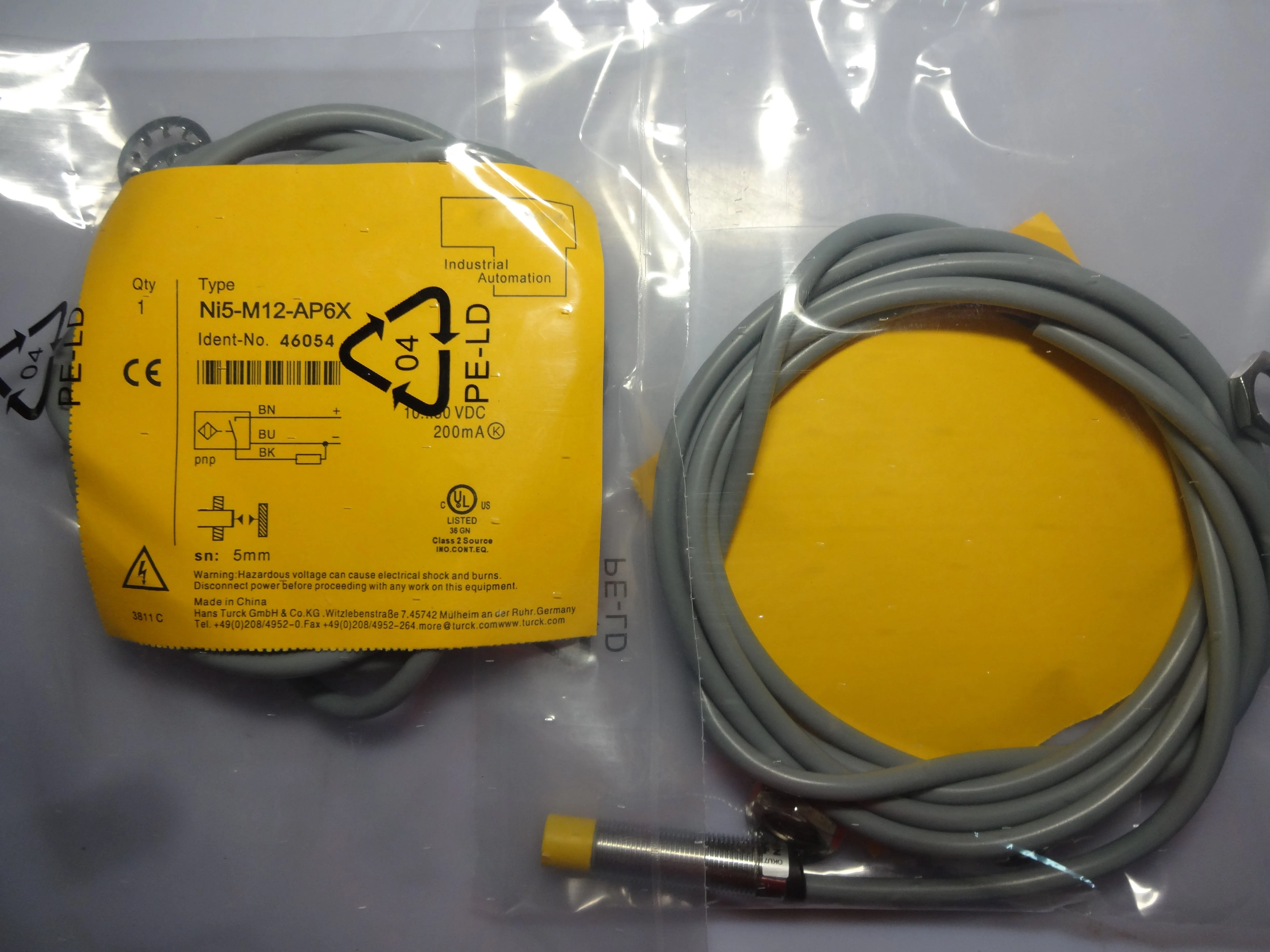 

In Stock New Proximity Switch Sensor NI5-M12-AP6X NI5-M12-AN6X High Quality Seller One-year Warranty