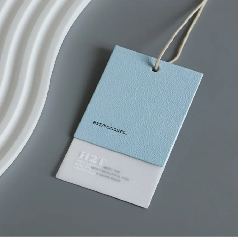 

Custom-made eggshell pattern tags, high-end clothing store accessories, flowers, high-end Milan pattern card design and producti