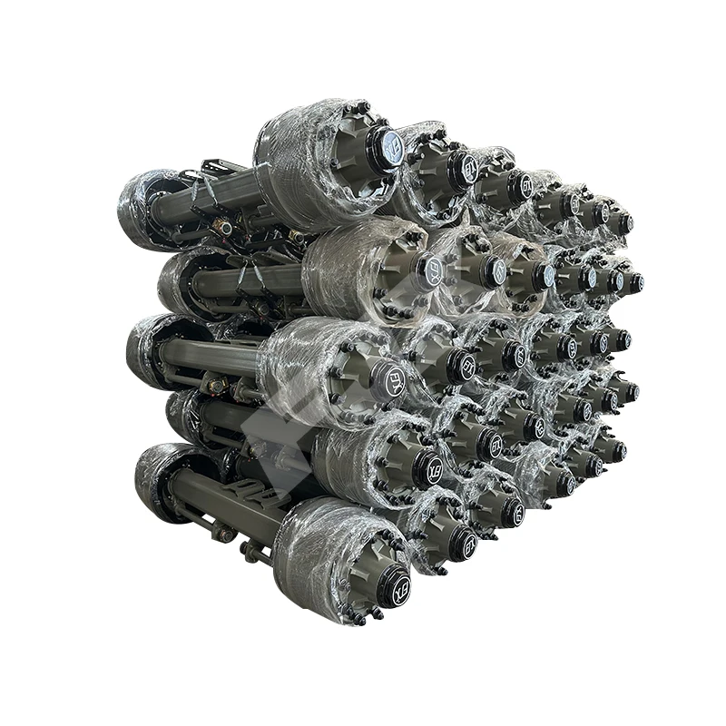 

Trailer Axle Manufacture 13t/14t/16t/20t America or Germany Type Axle for Semi Trailer