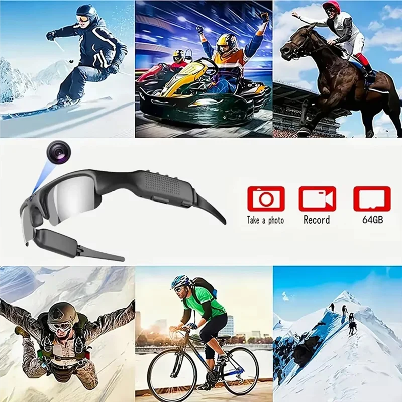 

A29F-Wifi Camera Sunglasses DVR Camcorder Wide Angle 170° Camera For Cycling/Driving/Outdoor
