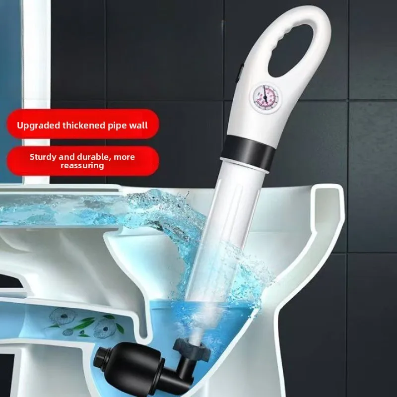 Pipe Dredger Tool, High Pressure Unclogger for Toilet Floor Drain Sewer Pipeline Clog Removal