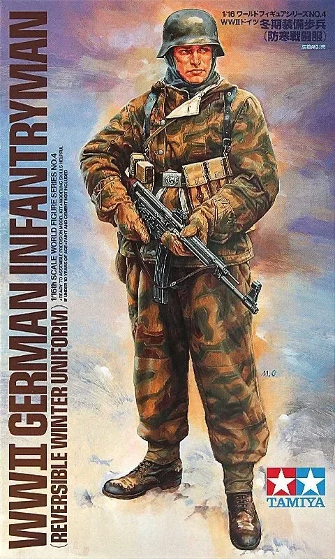 

Комплект военной модели Tamiya 1/16, WW2, фигурка немецкого пехотинца, масштаб, хобби 36304