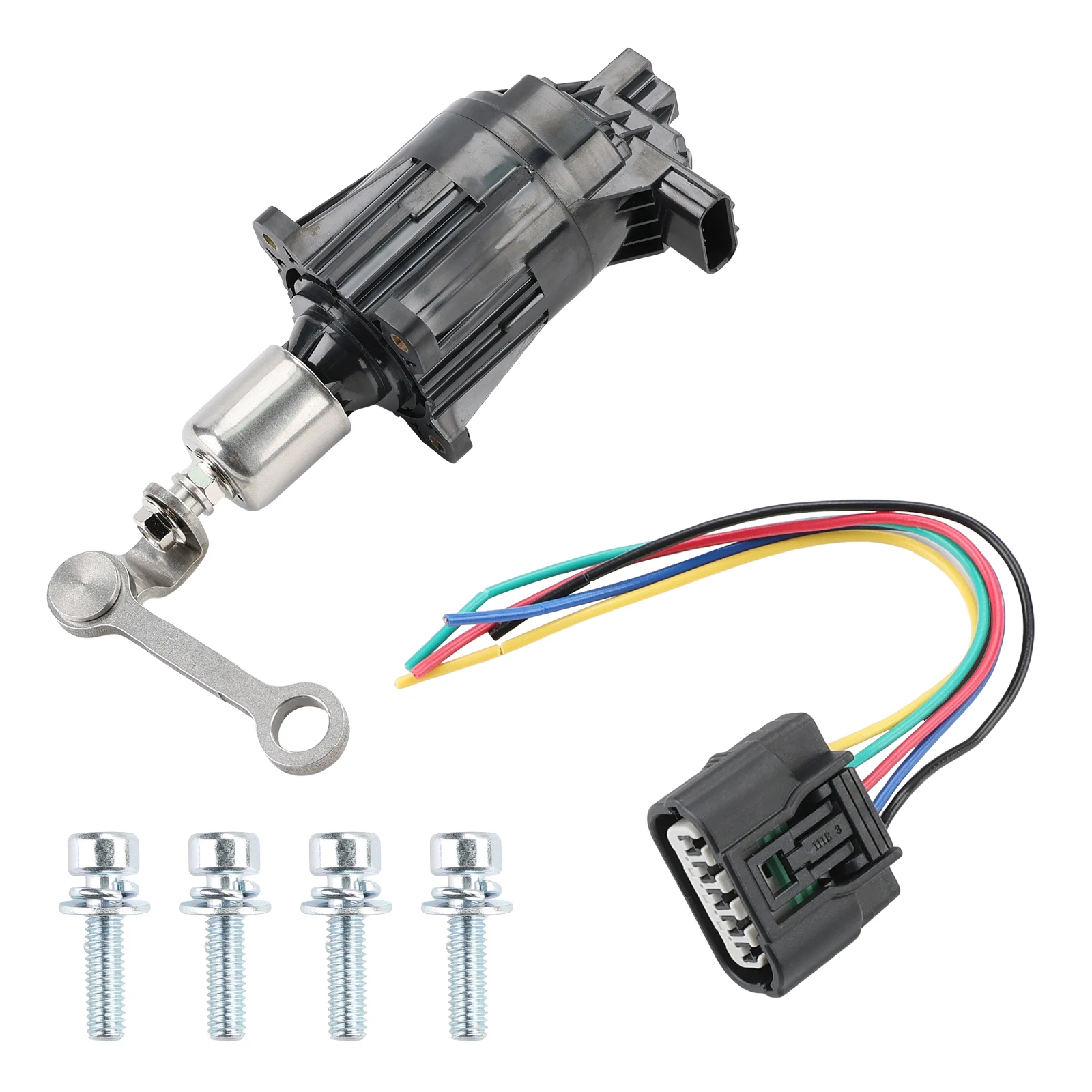 

Turbo Solenoid Valve Turbocharger Wastegate Actuator with 5 Pins Connector Plug Harness Compatible with Honda Civic CRV Accord