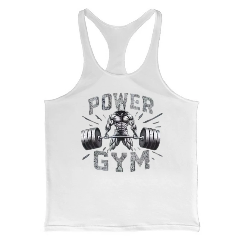 

Men's 2025 Gym Fitness Tank Top - High Quality Bodybuilding Vest, Slim Fit Cotton Muscle Training Undershirt & Sport Shirt