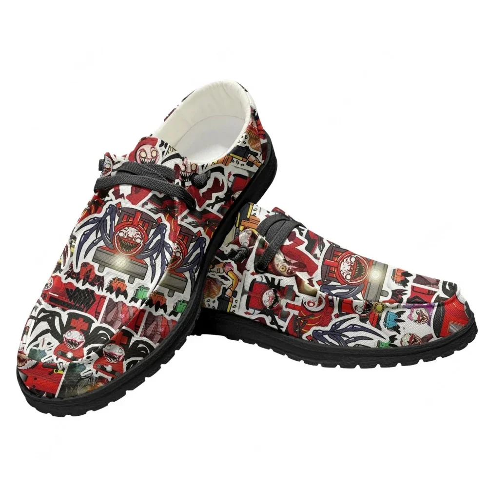 Choo Choo Charles Zapatos informales, zapatos planos para hombre y mujer, calzado informal transpirable para interiores y exteriores, calzado ligero para parejas, zapatos hechos a medida