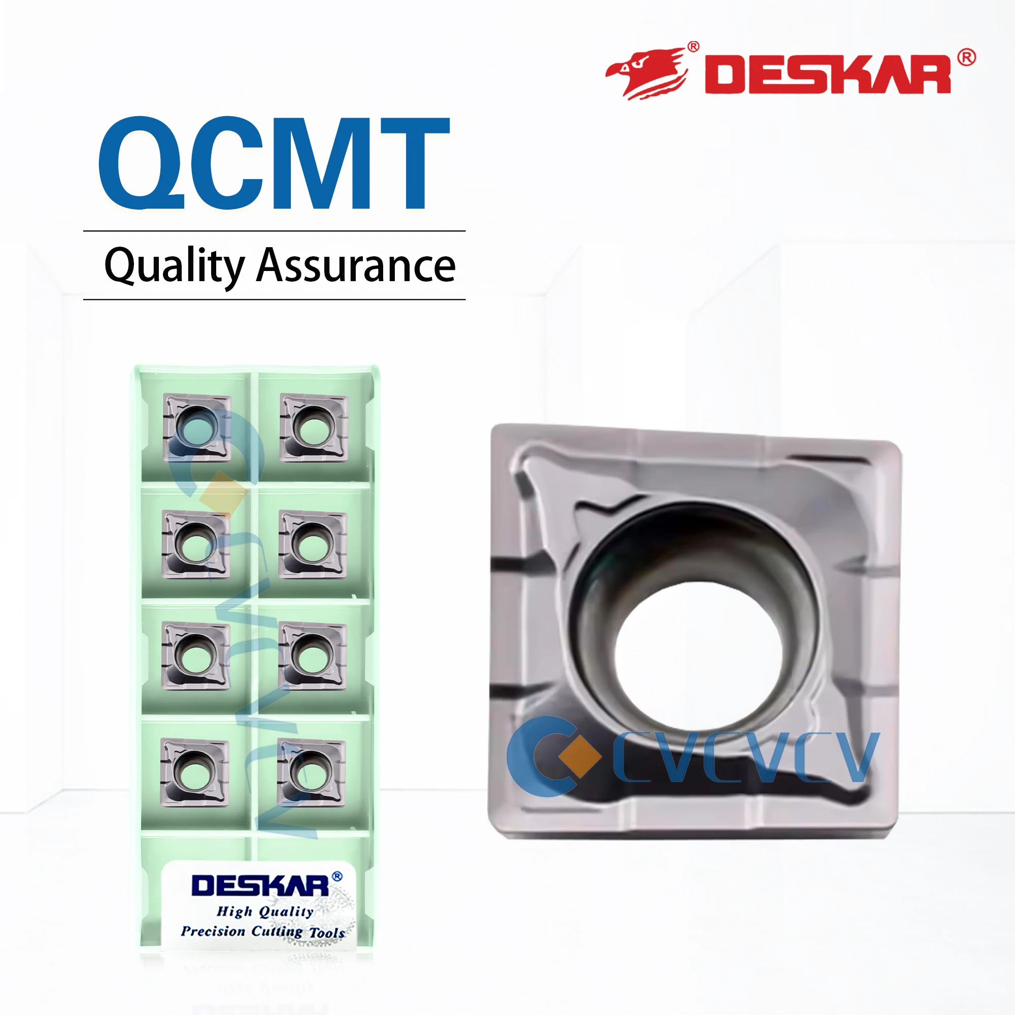 

DESKAR CNC lathe 100% Original QCMT050204 /060204 /070304 /080304 /10T304 CM LF6018S Used For Processing Stainless Steel Toolss