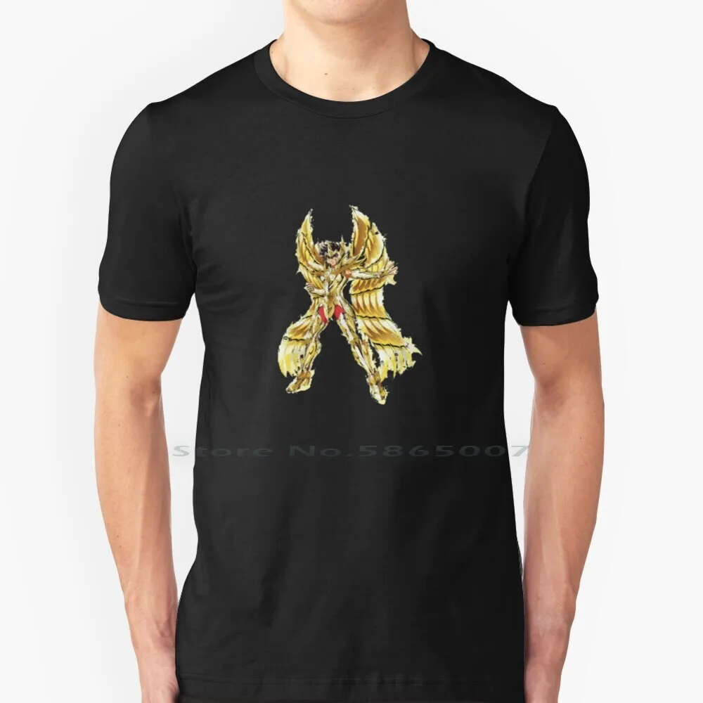 Myth God Cloth Sagittarius-Seiya 100% Cotton T Shirt Athena Cosmo Gold Saint Manga Retro Sagittarius Saint Seiya Knights Of The