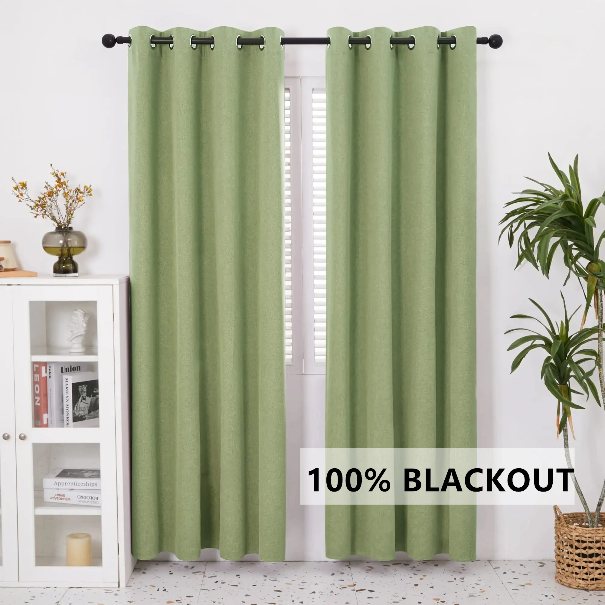 310cm Height 100% Blackout Custom Made Curtains Solid Color Noise Reducing Curtains Bedroom Living Room Curtains For Windows