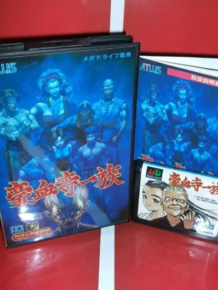 Power Instinct z pudełkiem i instrukcją dla 16-bitowego systemu Sega MD Game Cartridge Megadrive Genesis — zdjęcie produktu 3