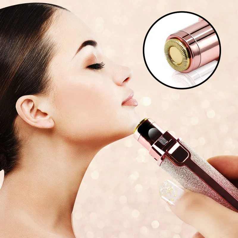 Elektrischer Augenbrauenschneider, Gesichtshaarentferner, Damenrasierer, Make-up-Produkte für Frauen, schmerzlose Sicherheit, USB-Aufladung für den ganzen Körper