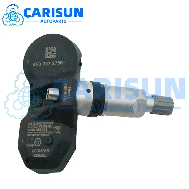 

4F0907275B New TPMS Tire Pressure Sensor 433MHZ For Audi A4 A6 S4 Porsche 911 Volkswagen Phaeton Touareg Bentley Auto Parts