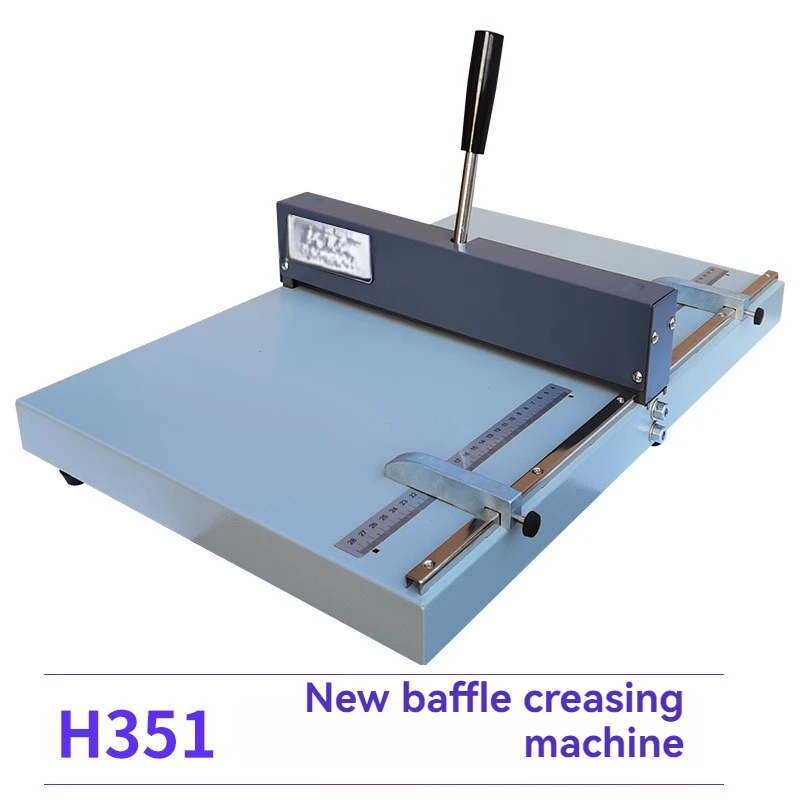 

Indentation Machine Manual A3+A4 Thick Paper Folding Machine, Bid Binding Cover Indentation Flipping Line, Spine Line H460 H351