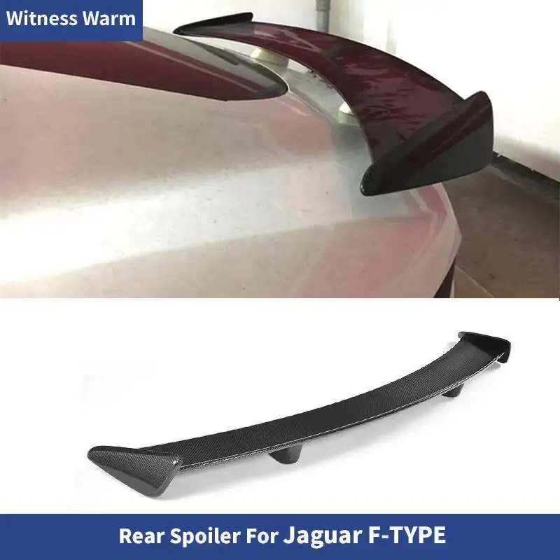 Voiture Arrière Ailes Arrière Coffre Jules Spomicrophone En Fibre De Carbone Pour guitF-TYPE Coupé 2 Portes 2014-2018