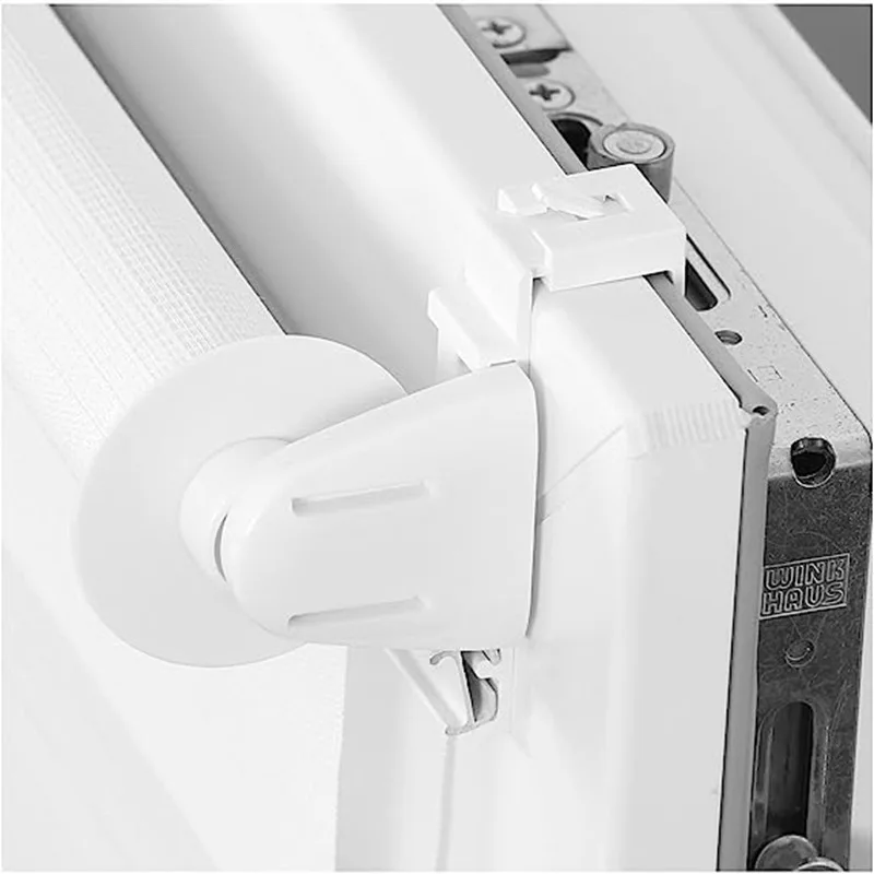 No Drill Pleated Curtain Brackets, Green Self-Adhesive Hooks, Mounting Code for Pleated & Venetian Blinds