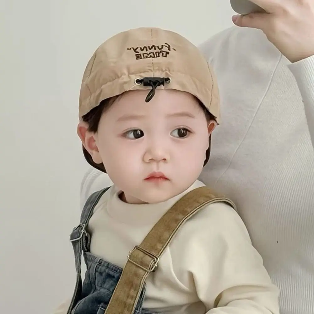 

Summer Short Brim Cartoon Bear Baby Hat Quick Dry Casual Newborn Sun Hat Japanese Breathable Kids Peaked Caps Streetwear