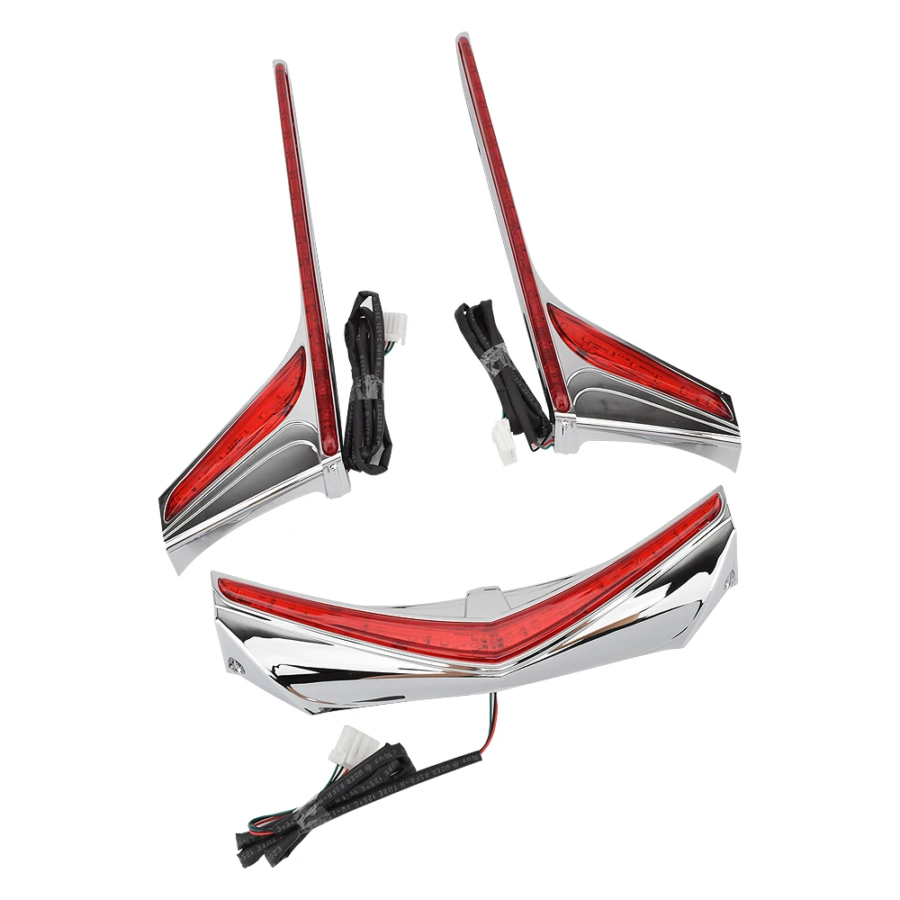 

Motorcycle Rear Fender Tip Run Brake LED Light Strips For Honda Goldwing 1800 2012 to 2017 GL 1800 Gold Wing F6B 2013-2017