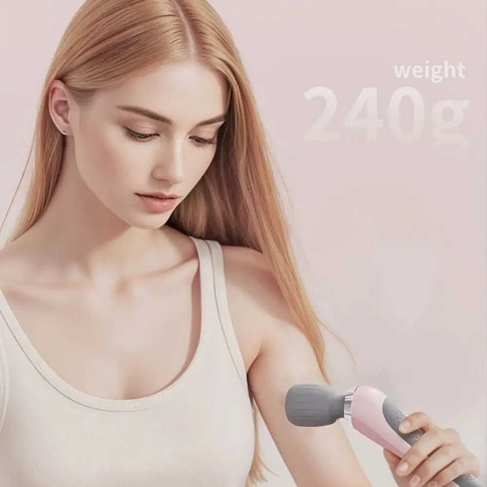 Portable Electric Massage Stick USB Rechargeable Adjustable Electric Massage Hammer Quiet Operation Compact Deep Tissue Massager