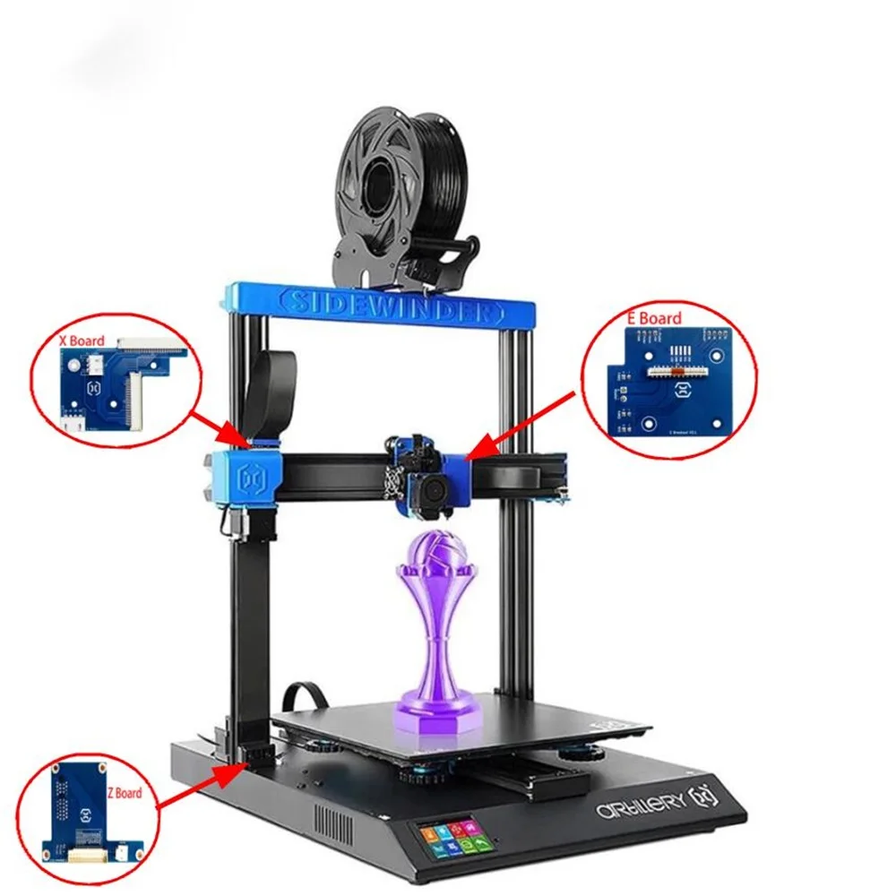 

Artillery 3D Printer Sidewinder X2 And Genius Pro Z Axis X Axis Extruder Transfer Boards Breakout PCB Kit