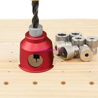 G6DA Vertical Drill Guide Fixtures Pocket Hole Jig Positioner Straight Guide Locator Doweling Jig Hole Puncher