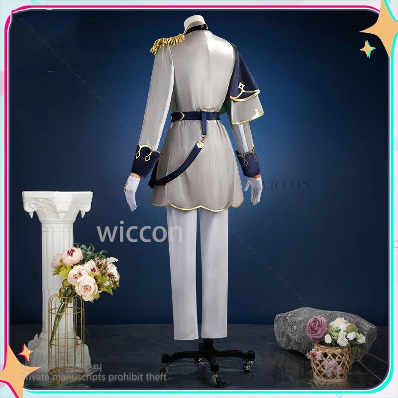 Anime gra PJSK Kaito Cos kostium fantazyjny garnitur projekt komplet rekwizytów Sekai impreza z okazji Halloween mundur rycerza fajne dostosowane