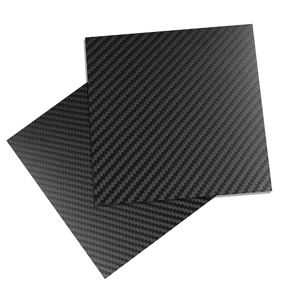 1Pcs Full 3K Carbon Fiber Board Sheet High Strength Carbon Fiber Plate Thickness 0.2mm 0.4mm 0.5mm 0.8mm 1.0mm 1.5mm 2mm