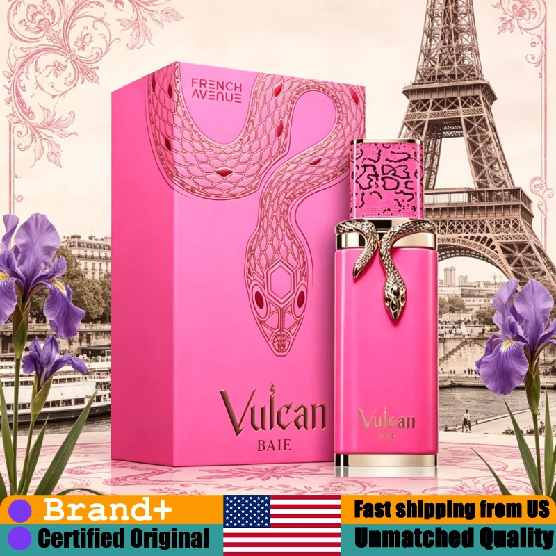 

French Avenue Vulcan Baie Eau de Parfum Spray 3.4 Ounce Original Arab Perfumes Lasting Floral Unisex Pheromones Cologne Perfume