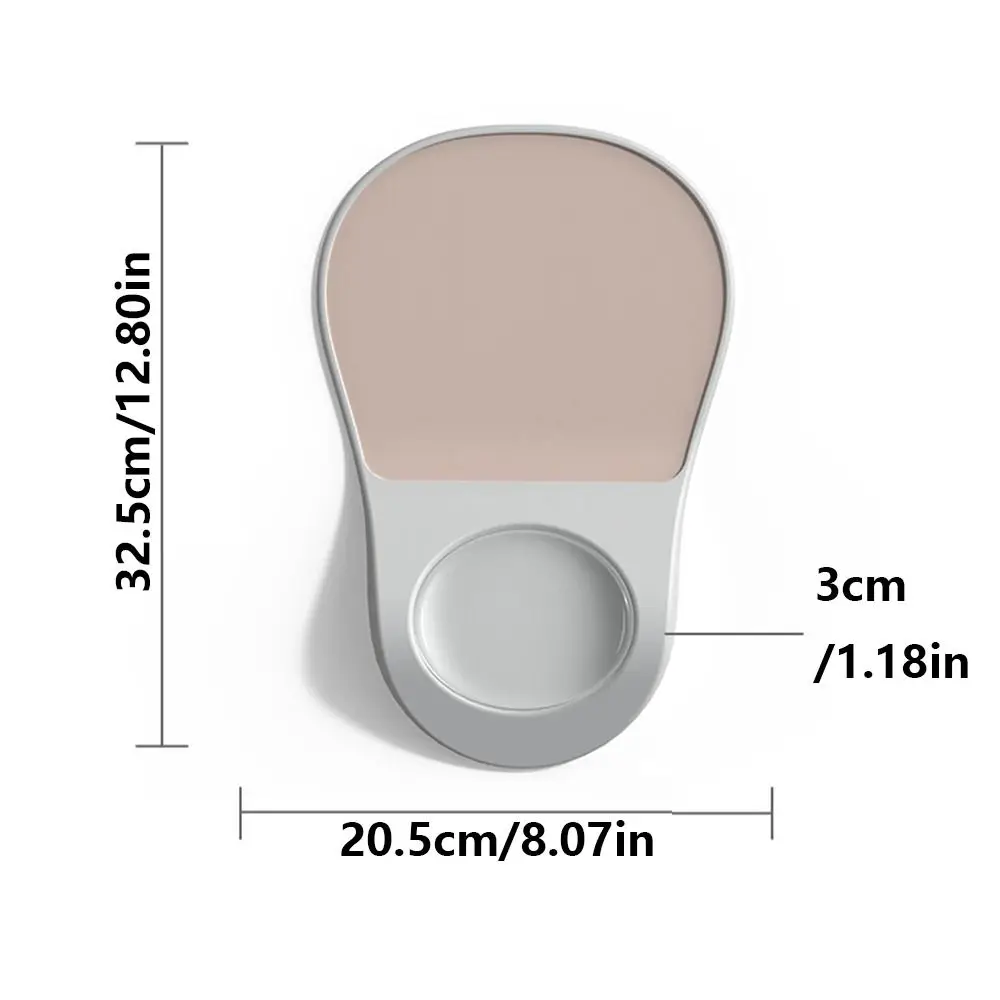 Smooth Surface Ergonomic Mouse Pad Comfortable Non-Slip Mouse Pad with Wrist Rest Wear-resistant Easy Clean Keyboard Hand Rest