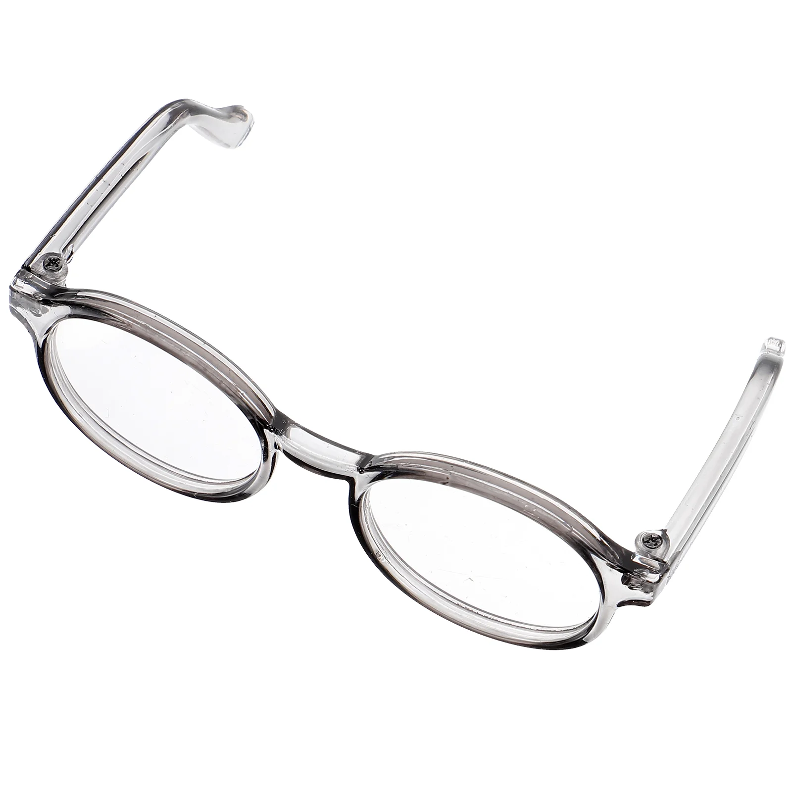 

Glasses Lightweight Dress up Eyeglasses Crafts Grey Clothing Accessories Toys for Plastic Fine Workmanship