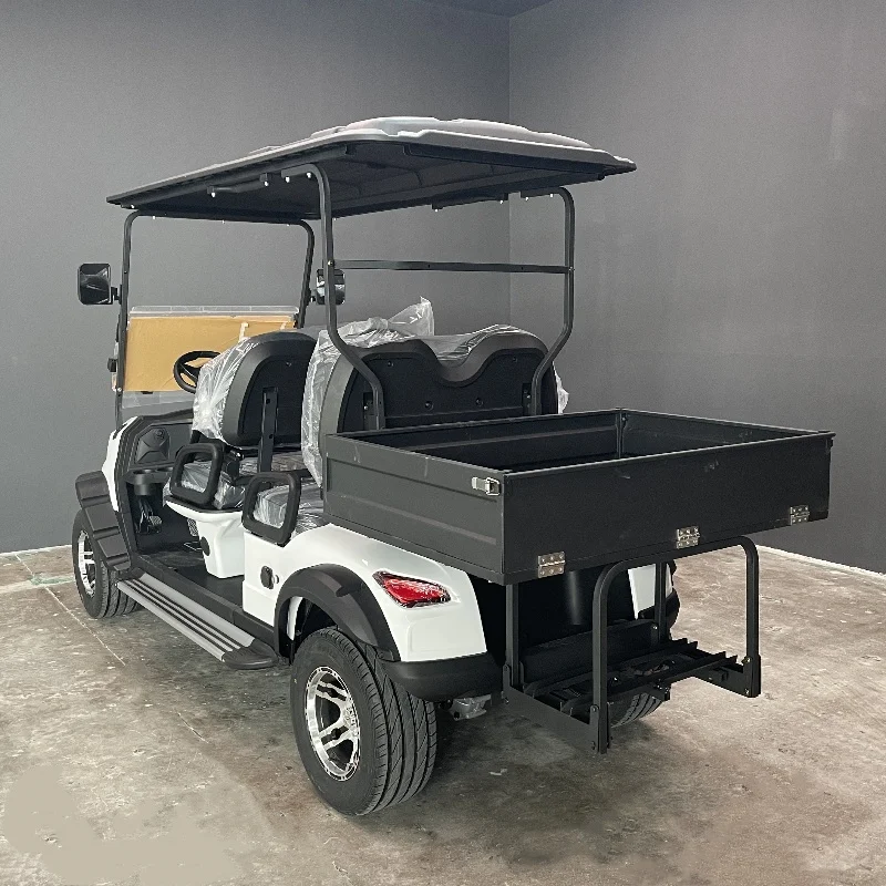 أفضل مورد مصنع عطلة السيارات أفضل مورد على الطرق الوعرة الشارع القانوني 4 الركاب الليثيوم عربة الغولف الكهربائية للبيع #6