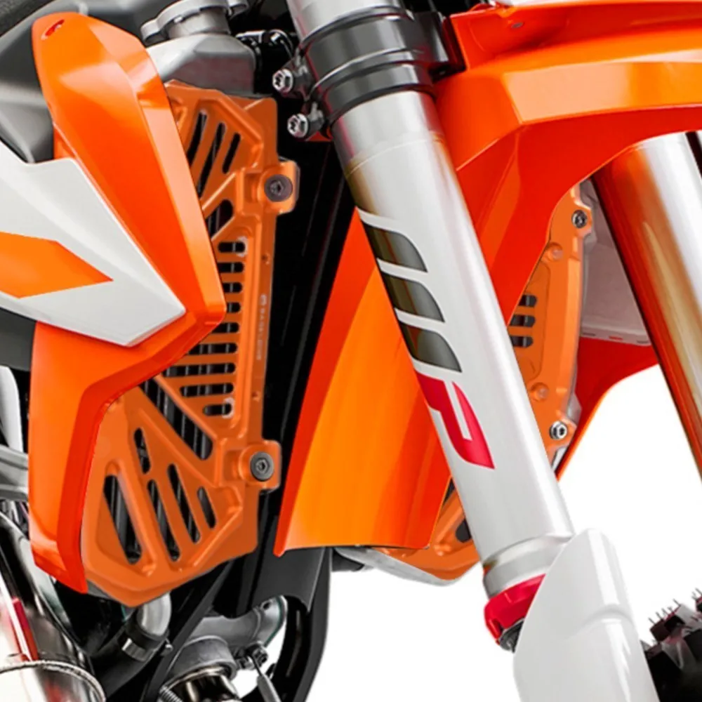 ل KTM EXCF EXC XCF XC SXF SX 125 250 300 350 400 450 500 Husqvarna 2017-2022 2023 حامي مصبغة المبرد الحرس غطاء الشواية