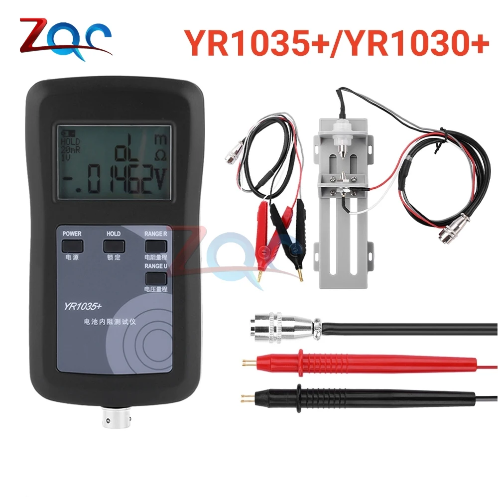 

4-Wire YR1035+ High Precision Lithium Battery Internal Resistance Tester Ohm Meter 100V Battery Tester Electric Vehicle Group