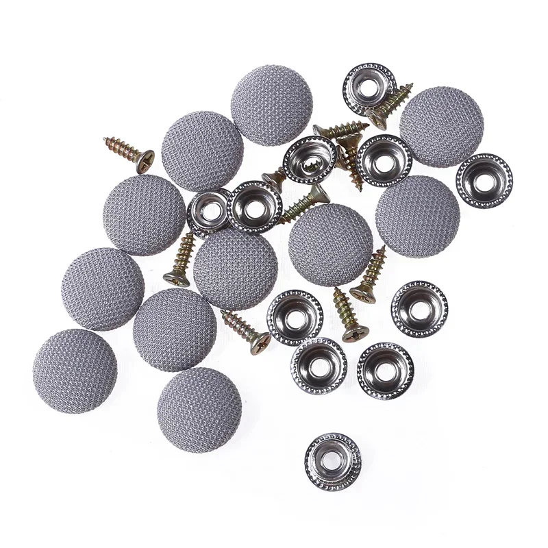 10/30/60Pcs Auto Innen Dach Schnallen Dachhimmel Decke Tuch Befestigungs Schraube Pflege Stoff Schnalle Nieten Retainer kappe Reparatur Werkzeuge