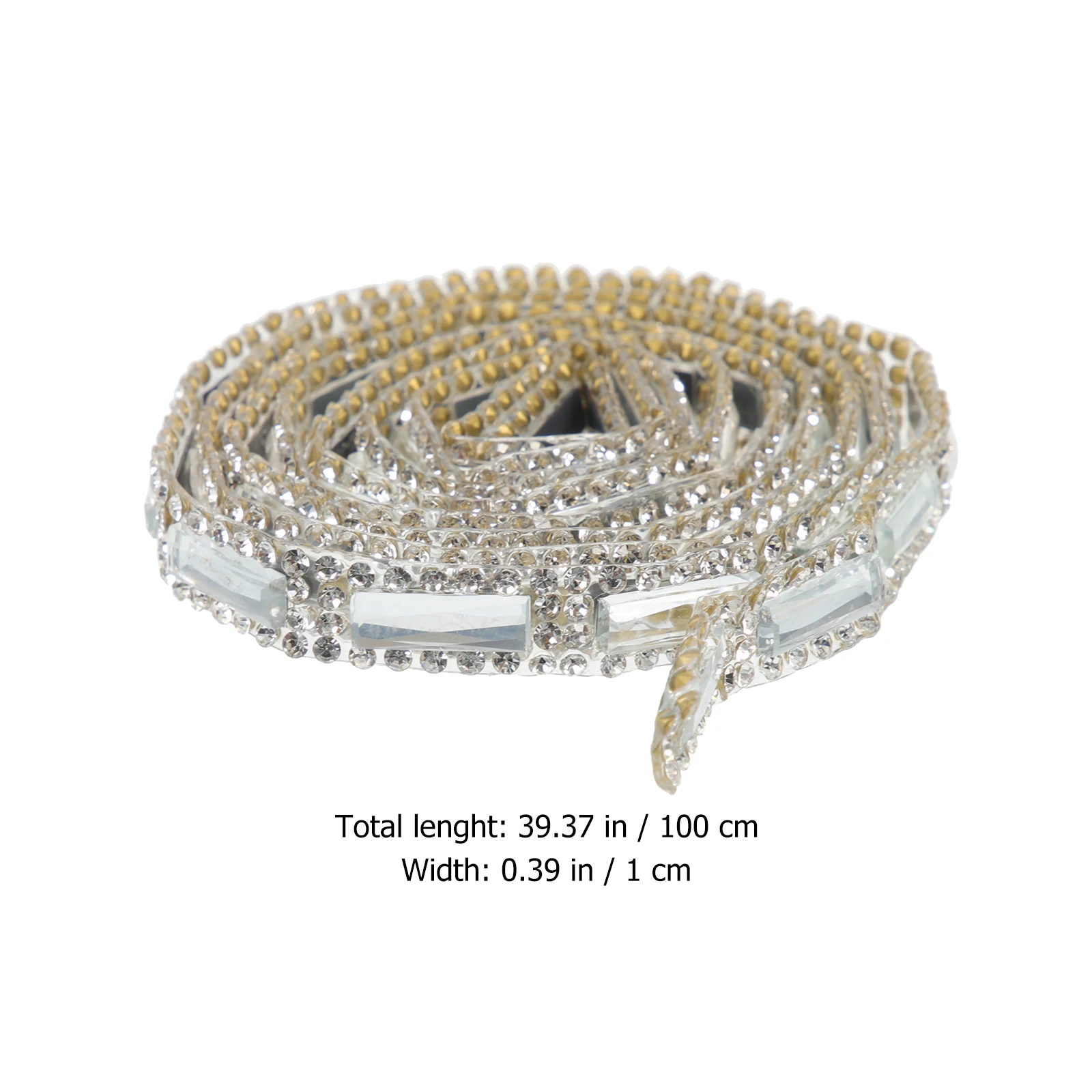 

Rhinestone Band Bling Rhinestone Rolls Wide 5x15 White Self Adhesive Gems Craft Decor Trim Cuttable Tape Clothes Crystal Ribbon