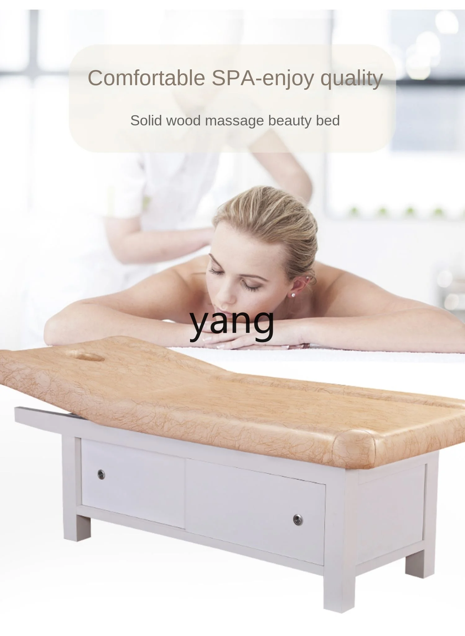 CX  Solid Wood Facial Bed Beauty Salon Special Sliding Door Massage Massage Couch