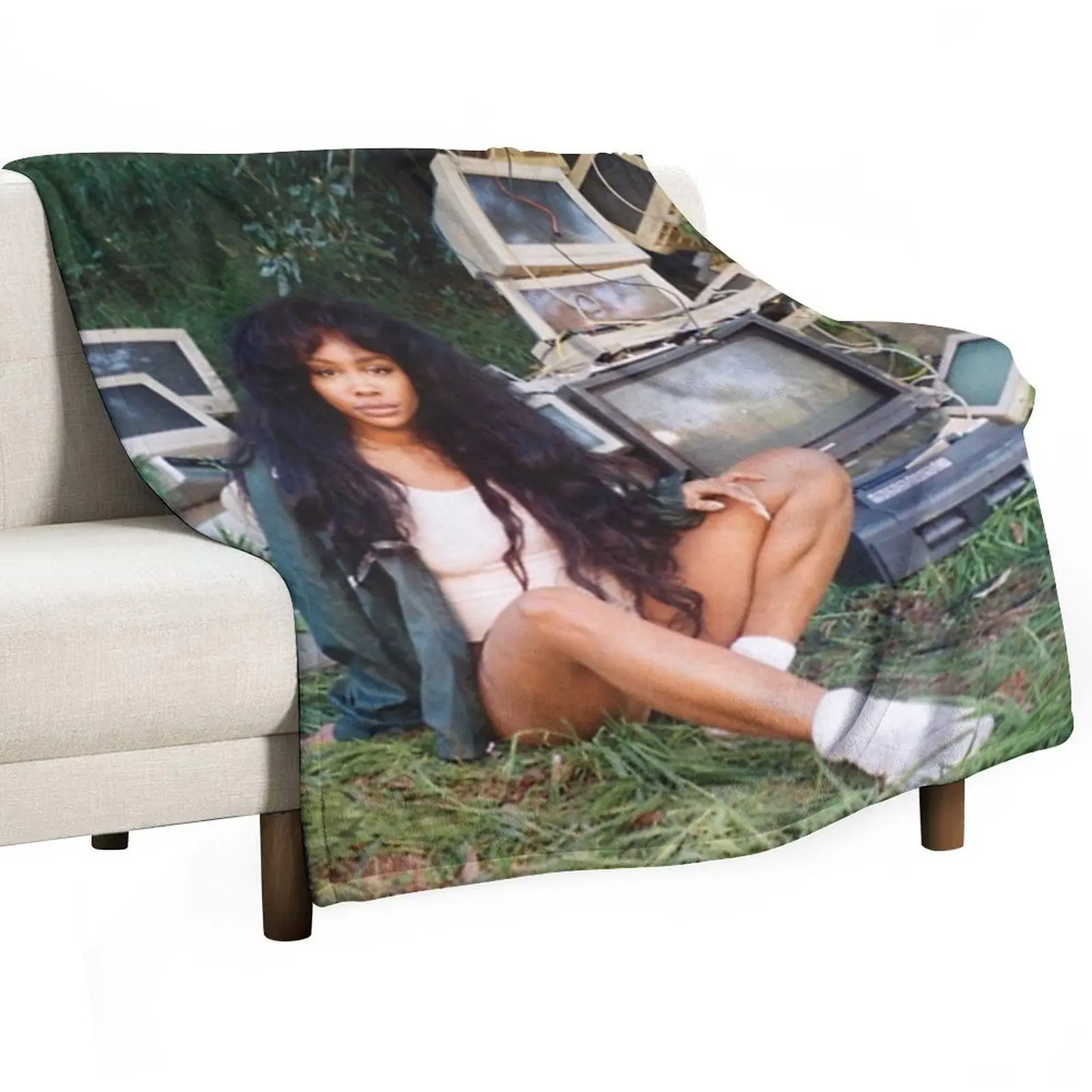 

SZA Poster - Throw Blanket Weighted Winter beds Plaid on the sofa Blankets